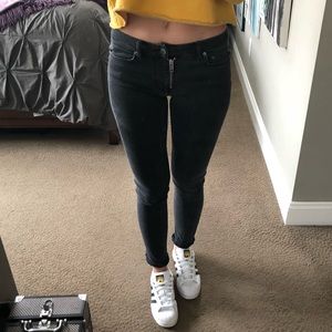 All Saints Black Track Jeans